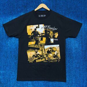 All Time Low Wake Up Sunshine Album Tour Collage Band Tee M